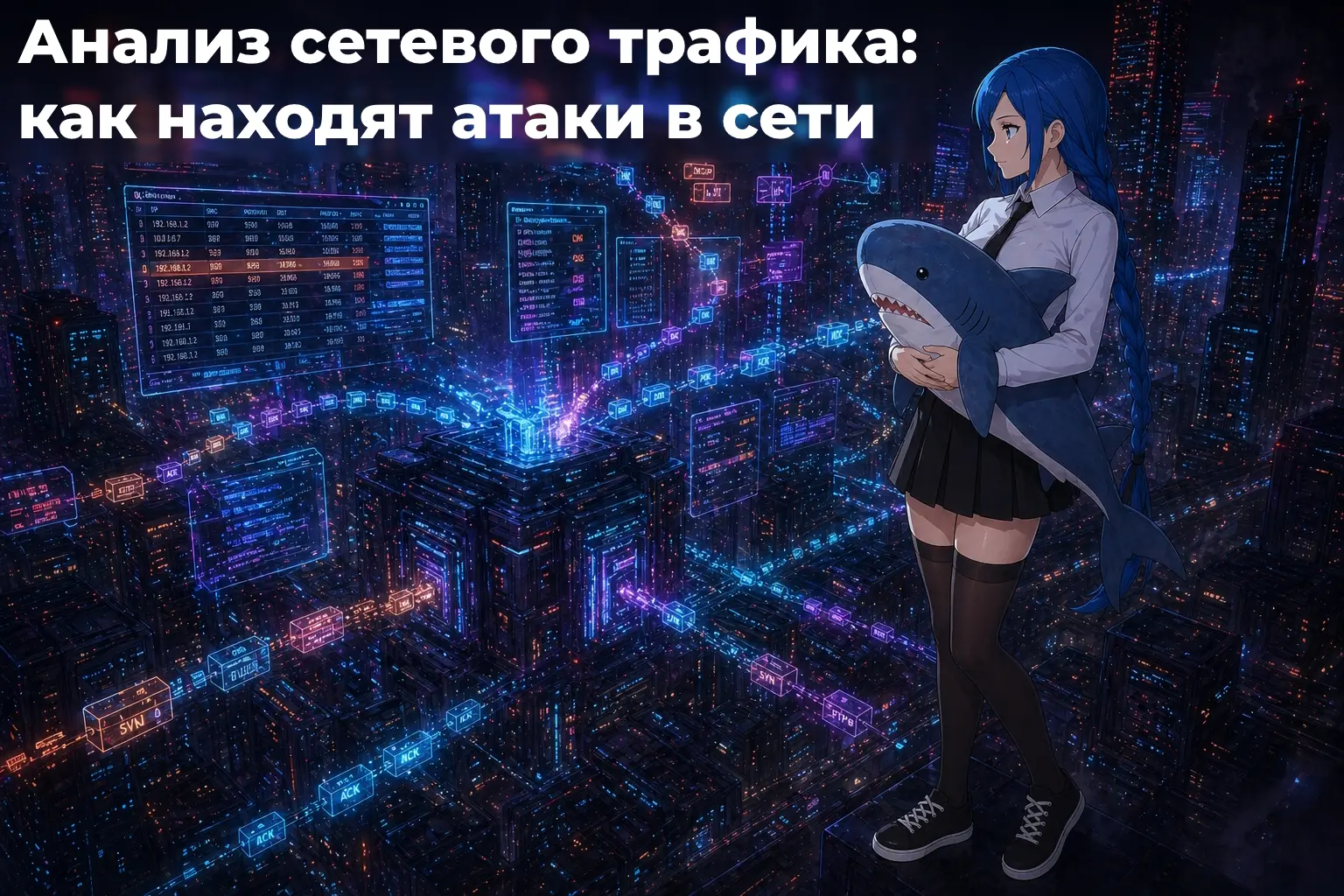 Анализ сетевого трафика: как находят атаки в сети